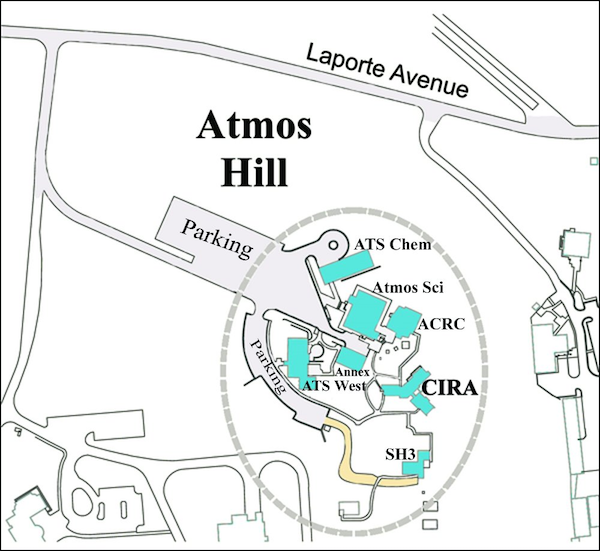 map of foothills campus