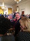 Nolan Doesken at the White House