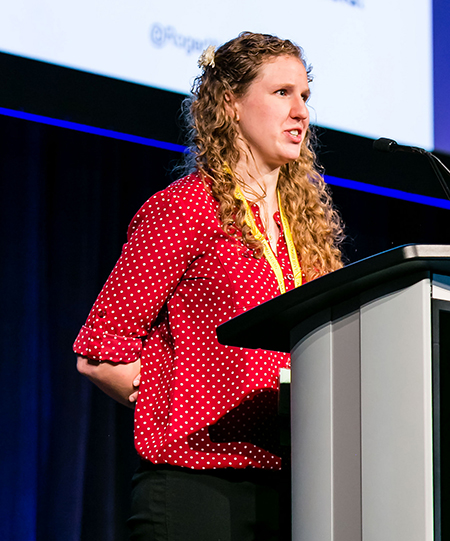 Stacey Hitchcock speaks at 2018 AMS Annual Meeting