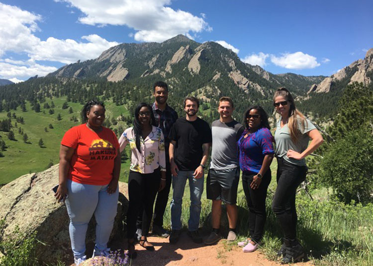 North Carolina A&T State University students at RMNP