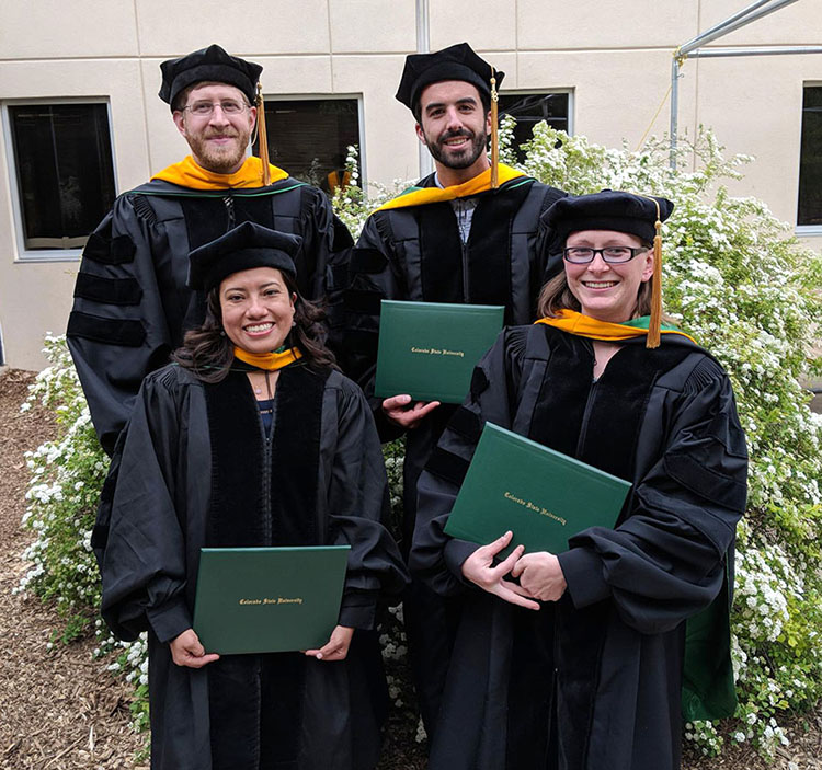 Spring 2018 Ph.D. graduates