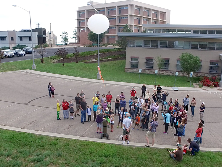 Weatherfest 2017 balloon launch