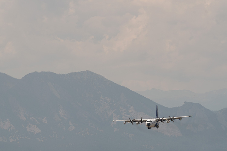 NSF C-130 plane used for WE-CAN