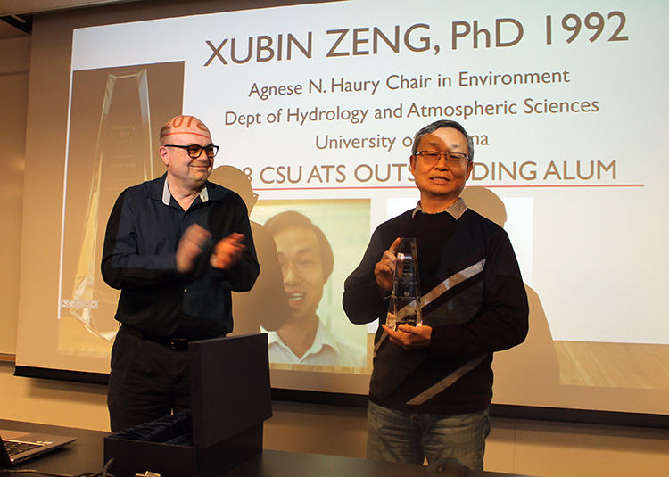 Outstanding Alum Award winner Xubin Zeng