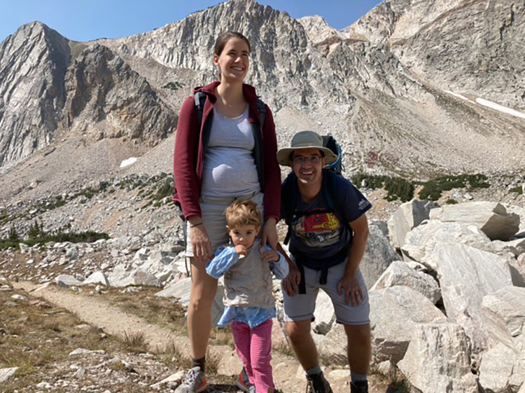Rugenstein family on a hike