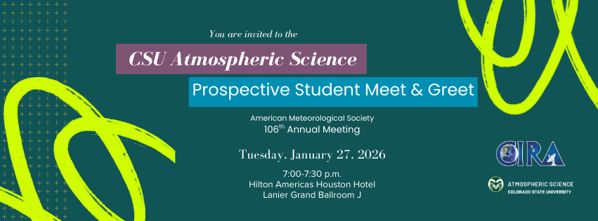Invitation to the CSU ATS Prospective Student Meet & Greet